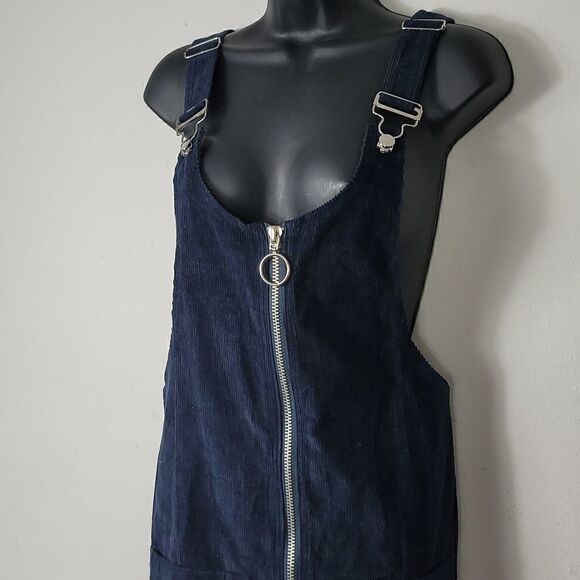 Unif Blue Corduroy Overalls size Small - Picture 2 of 11